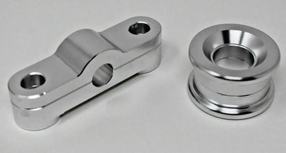 Metal B Series shifter bushing kit for Honda Acura B16 B18 B20 transmission, front and rear, by Jack Spania Racing.