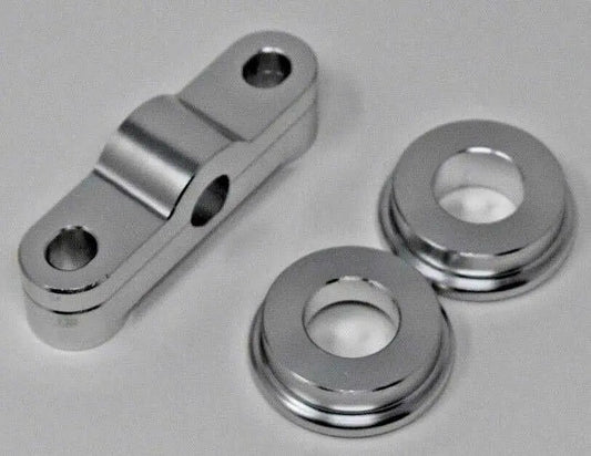 Honda Acura B Series shifter bushing kit from Jack Spania Racing, includes front and rear metal bushings for B16, B18, B20 transmissions.