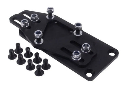 Dingo Sliders Adjustable Motor Mounts Adapters Black Steel LS Engine Swaps USA - Jack Spania Racing