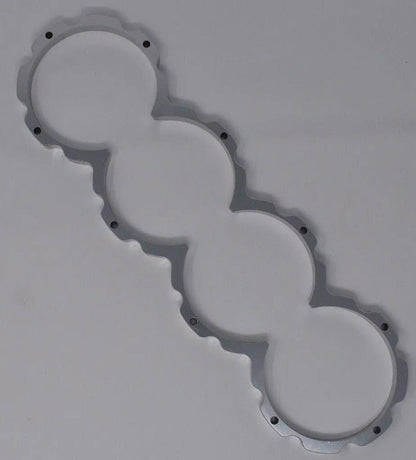 Billet aluminum B Series engine block guard for Honda Civic B16 B18 Dohc, JDM engine parts by Jack Spania Racing