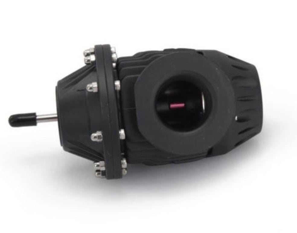 Jack Spania Racing SSQV blow off valve installed on a 2002-2007 Subaru WRX and 2004-2018 STI engine with adapter.