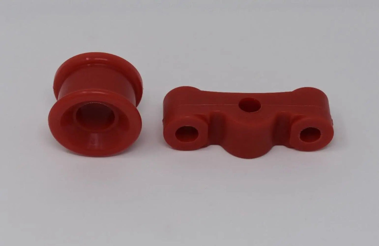 Jack Spania Racing Energy Suspension manual transmission shifter bushing set for B Series B16 B18 B20 engines, showing bushings and hardware.