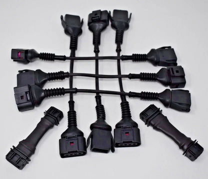 Audi S4 RS4 B5 2.7T coil conversion harness and ICM delete kit with coilpack, compatible with Jack Spania Racing engine parts