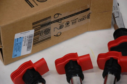Audi S4 B5 2.7T coil conversion harness, ICM delete kit, and coilpack from Jack Spania Racing for engine upgrade.
