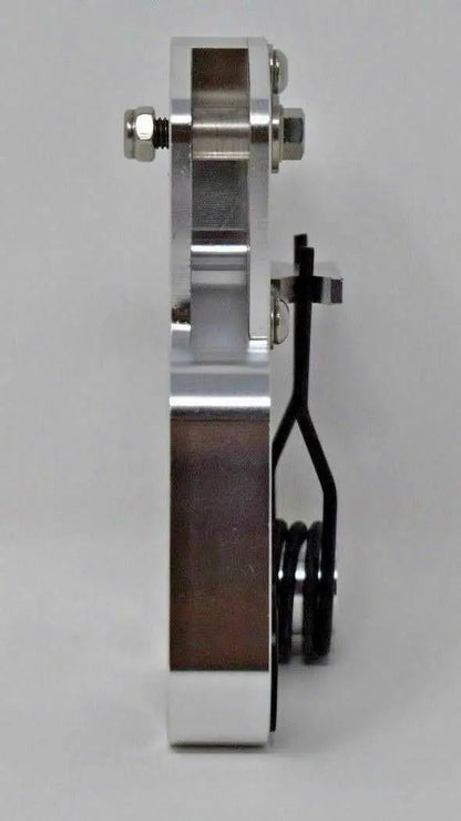 Jack Spania Racing billet shifter arm for 02-06 Acura RSX K20 K24 K-Swap transmission parts, silver metallic finish.