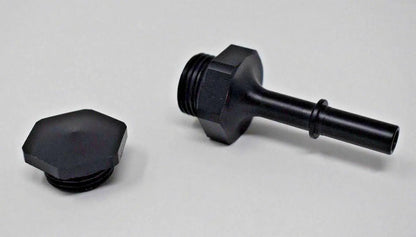 Jack Spania Racing K20 K24 fuel rail adapter fittings with 5/16 EFI fitting and 8AN port plug for Honda RSX Civic engine parts