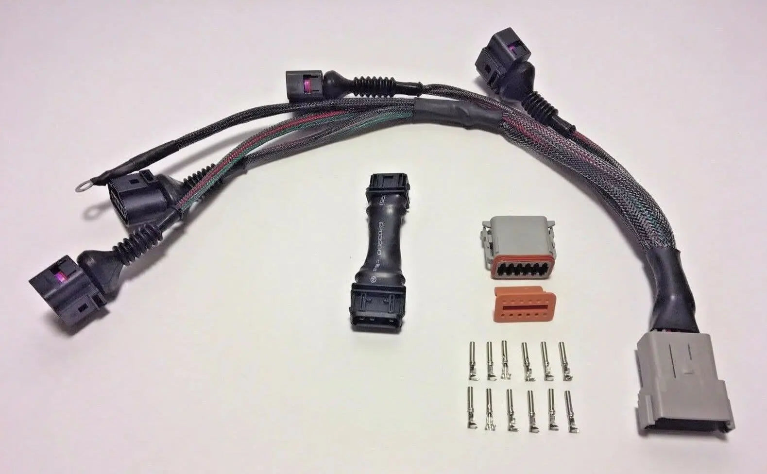 Jack Spania Racing 1.8T to 2.0T coil conversion harness with ICM delete for VW Audi FSI Passat A4 B5 engine replacement