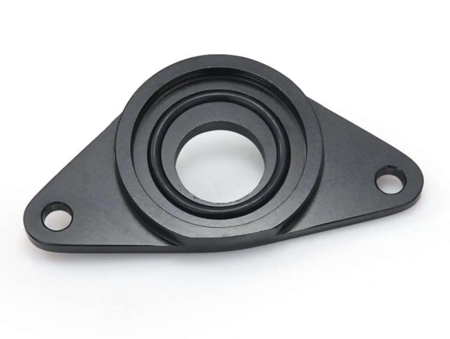 Subaru flange for HKS SSQV blow-off valve adapter, engine part for Impreza WRX and STi, by Jack Spania Racing.