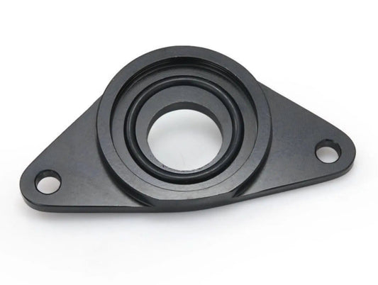 Subaru flange for HKS SSQV blow-off valve adapter, engine part for Impreza WRX and STi, by Jack Spania Racing.