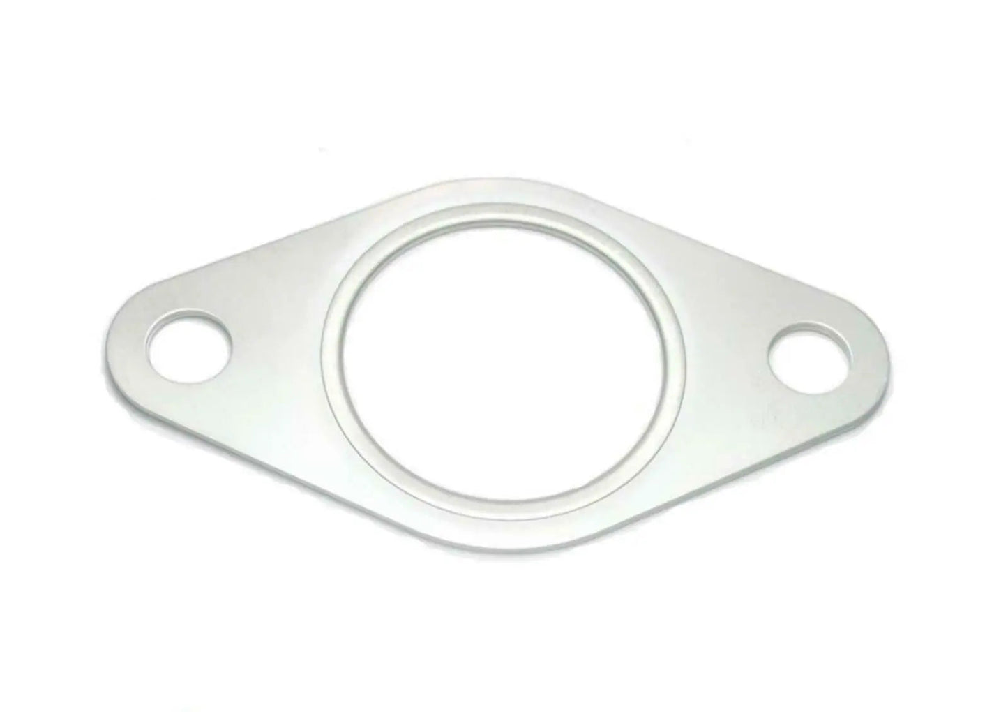 Jack Spania Racing wastegate gasket for 35mm/38mm dump tube, 2-bolt flange, TiAL-style engine parts with metal construction.