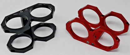 Billet Aluminum Dual Fuel Pump Clamp Cradle Mounting Bracket Fits 044 Bosch