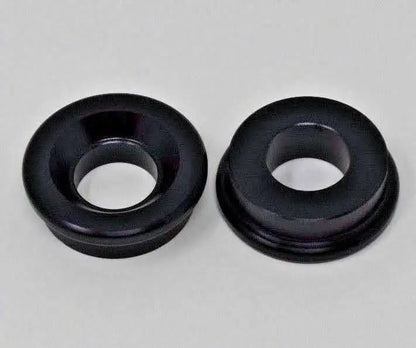 Honda Acura B Series shifter bushing kit with front and rear metal bushings, designed for B16, B18, B20 transmission upgrades.