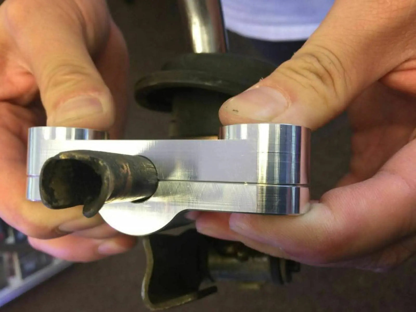 Honda Acura B Series shifter bushing kit with metal front and rear bushings for B16, B18, B20 transmission, by Jack Spania Racing.