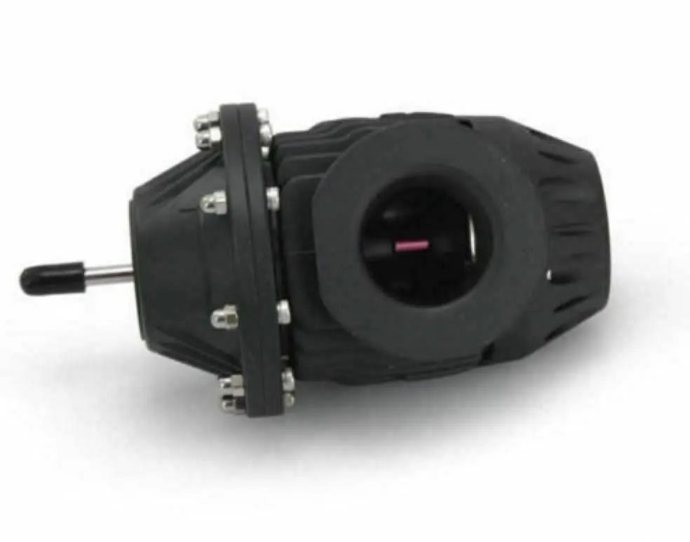 Jack Spania Racing SSQV blow-off valve for 2002-2007 Subaru WRX and 2004-2018 STI engine parts with adapter, close-up view