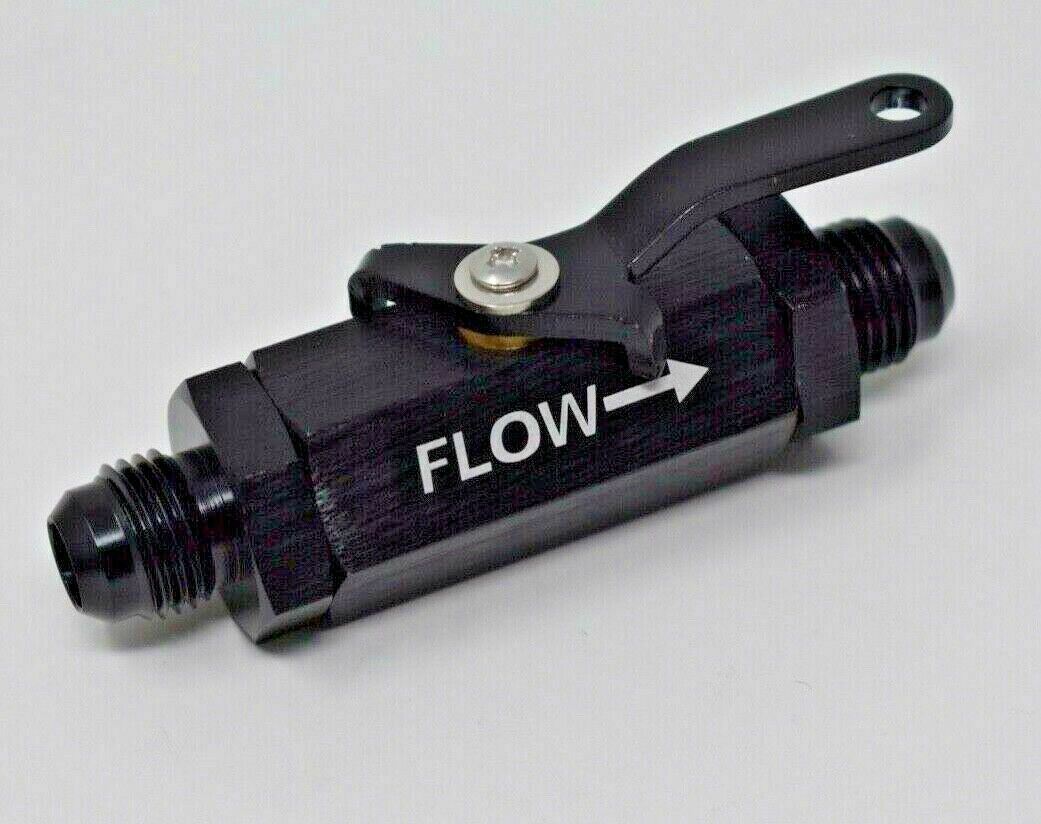 Billet AN6 Shut Off Valve Fuel Shut Cut Off Valve W/ Cable Lever For Fuel Oil US - Jack Spania Racing