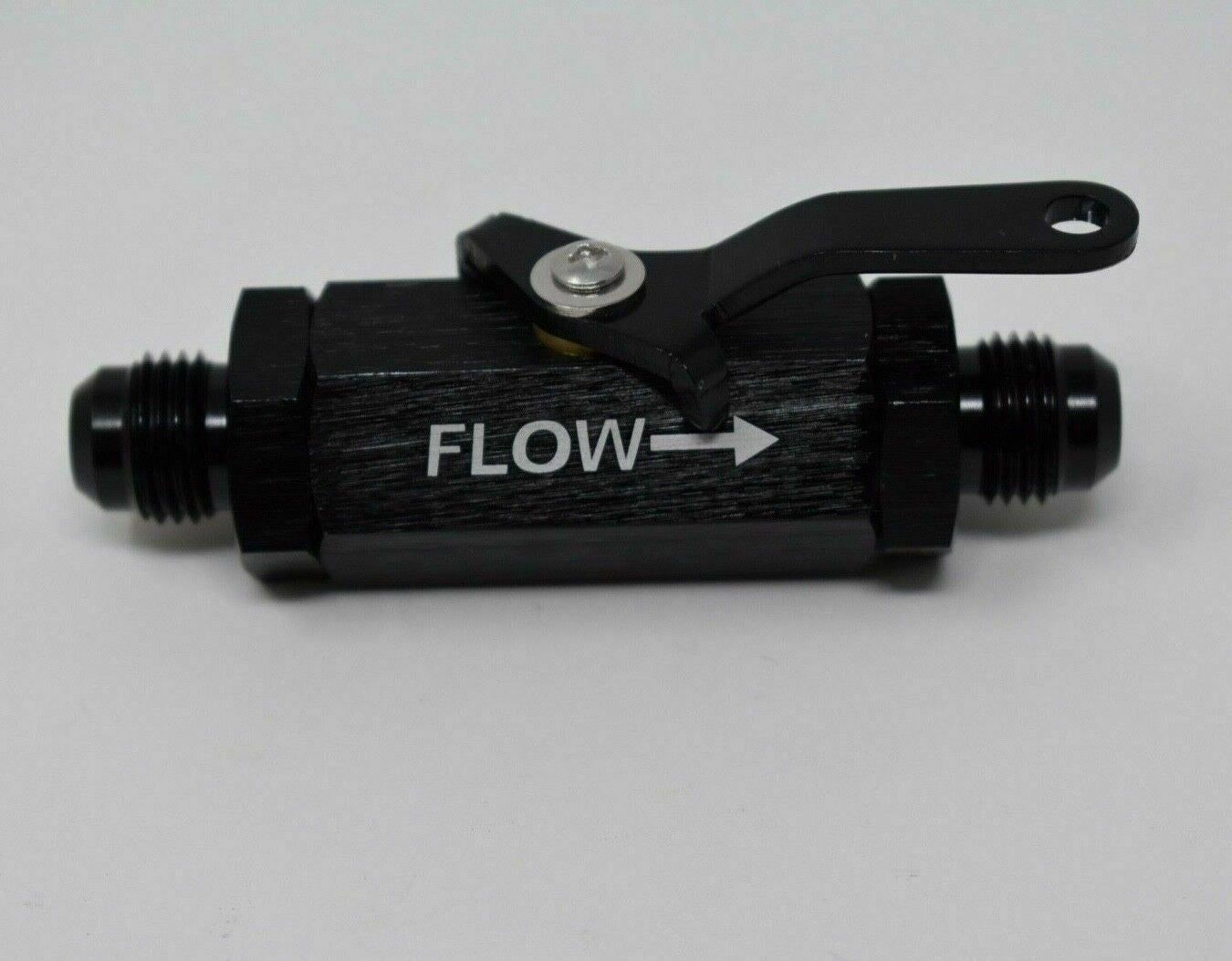 Billet AN6 Shut Off Valve Fuel Shut Cut Off Valve W/ Cable Lever For Fuel Oil US - Jack Spania Racing