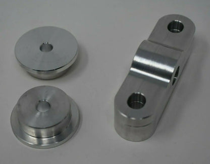 CNC billet aluminum shifter bushings for Honda EK, EG, EF D-Series single cam D15 D16 transmission by Jack Spania Racing