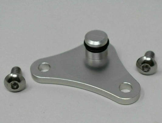 EVAP Purge Port Plug for Honda K Series K20 K24 engines, by Jack Spania Racing, shown on engine component for Acura RSX Civic Si.