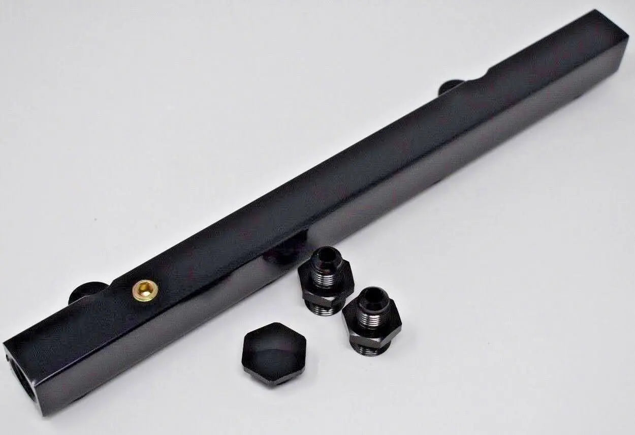 K Series Black Center Feed Fuel Rail Honda/Acura K20 K24 KSwap Civic Rsx Integra - Jack Spania Racing