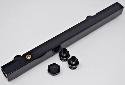 K Series Black Center Feed Fuel Rail Honda/Acura K20 K24 KSwap Civic Rsx Integra - Jack Spania Racing