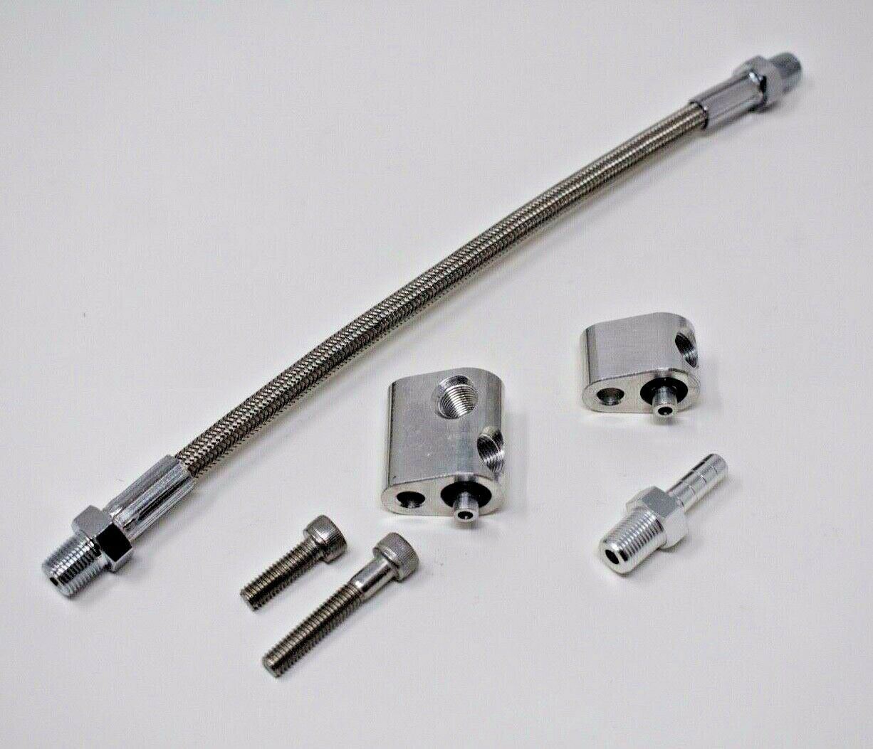 LS Cylinder Head Coolant Steam Port Crossover Throttle Body Bypass Hose Kit LS1 - Jack Spania Racing