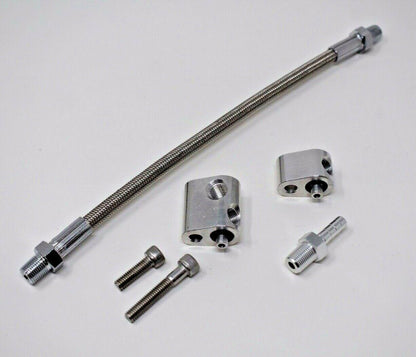 LS Cylinder Head Coolant Steam Port Crossover Throttle Body Bypass Hose Kit LS1 - Jack Spania Racing