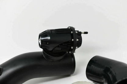 BMW N54 charge pipe kit with SSQV blow-off valve for E88 E90 E92 E93 135i 335i turbo engine, by Jack Spania Racing.