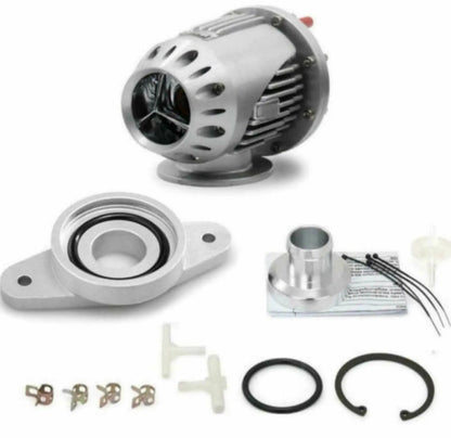 Jack Spania Racing SSQV Blow Off Valve BOV kit installed on Nissan Skyline R32, R33, R34 RB20DET, RB25DET GTR engine parts.