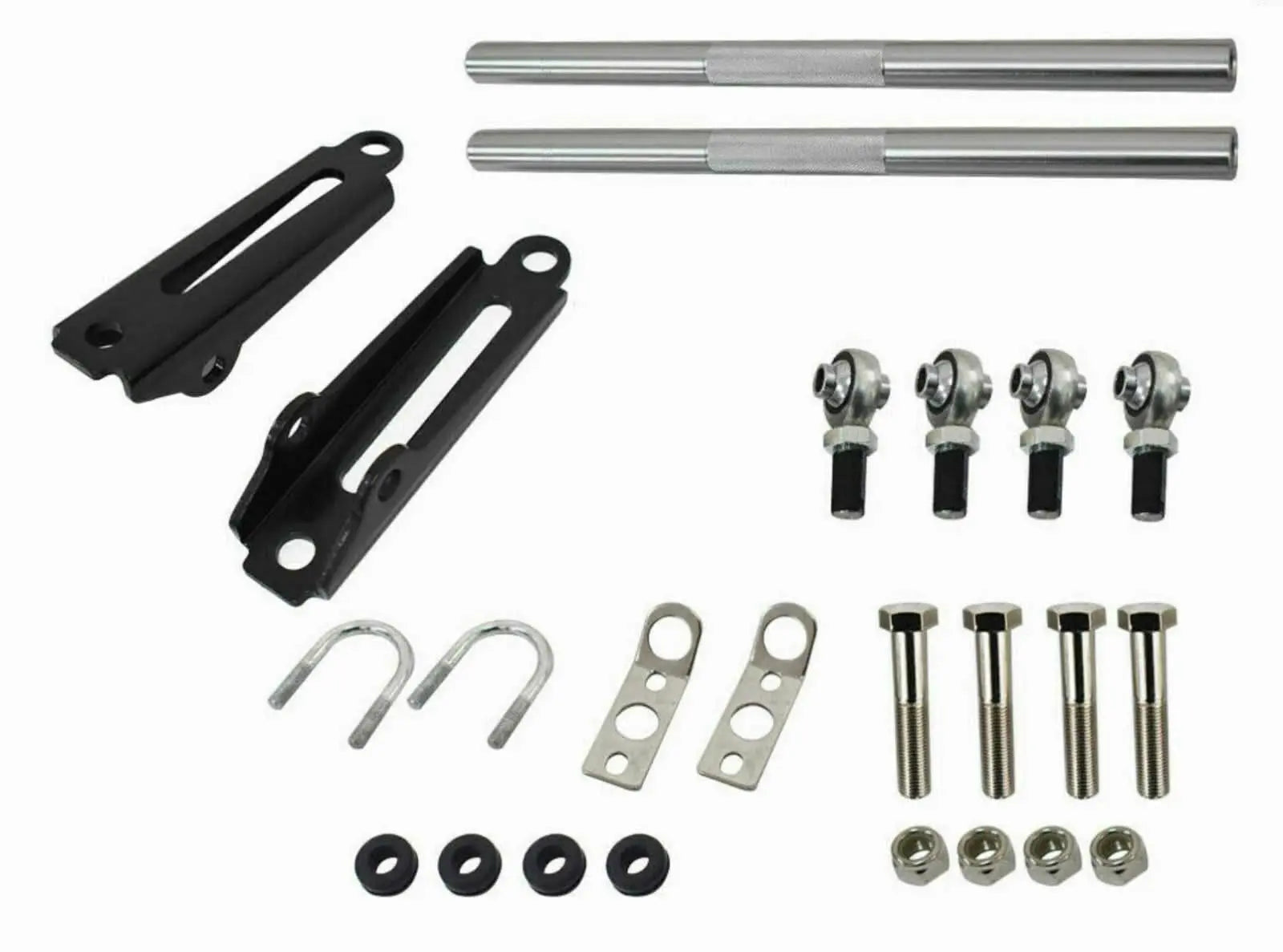 Jack Spania Racing Pro Series traction bar for Honda Civic 92-01 Acura Integra K Series suspension part, showing the black metal bar.
