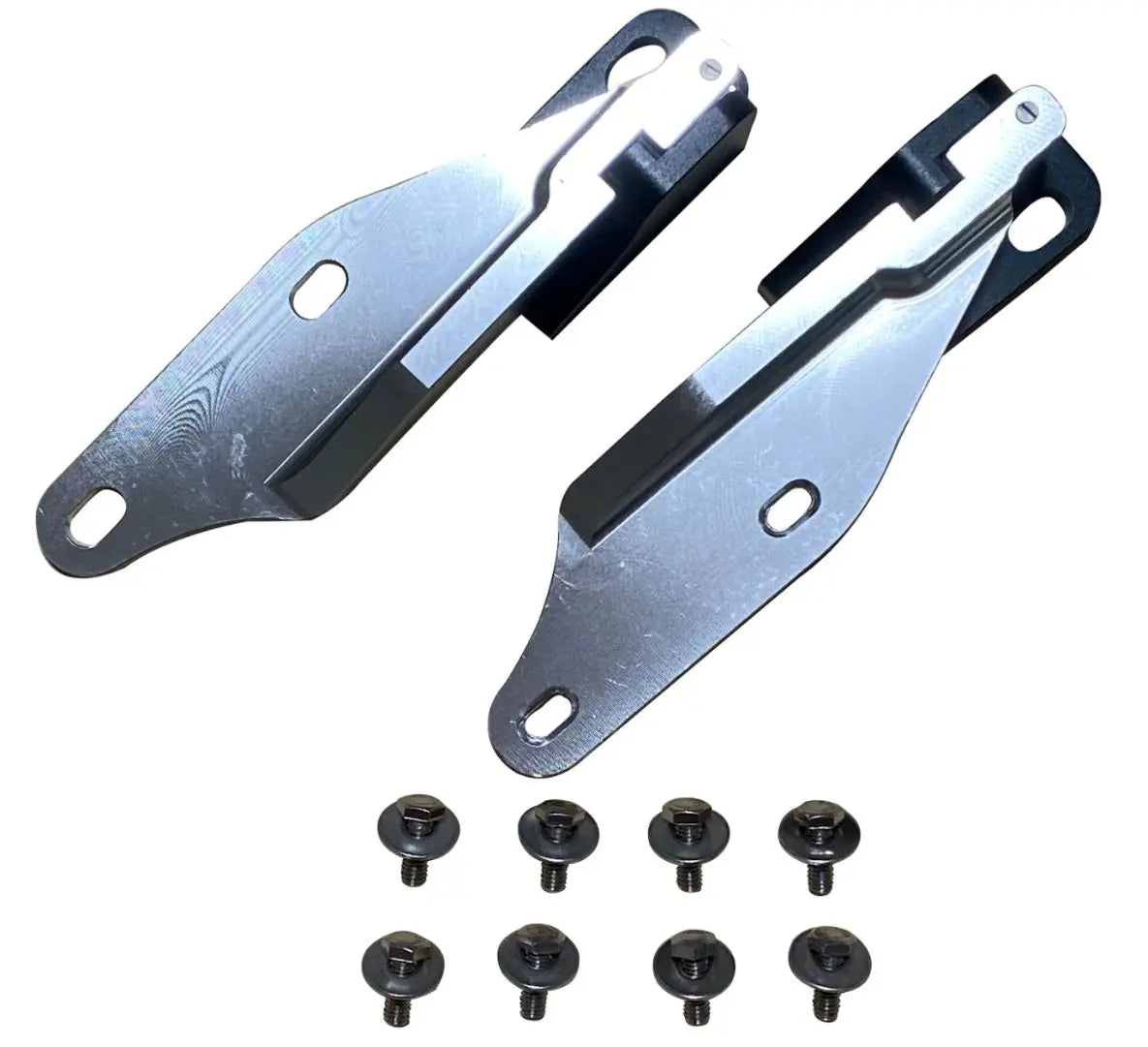 Billet aluminum quick hood hinge release latch for Honda Civic EG 92-95, engine part by Jack Spania Racing.