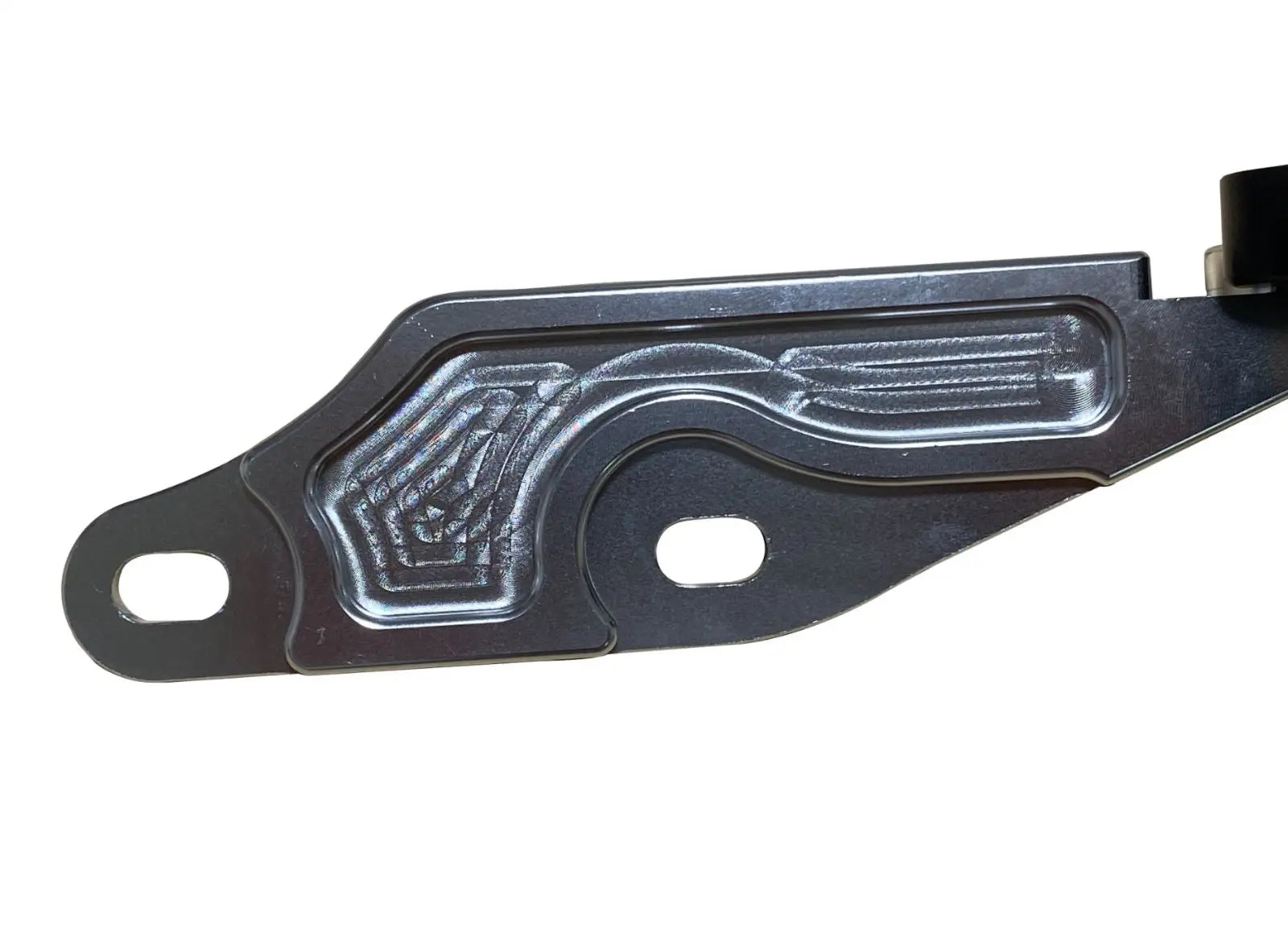 Billet aluminum quick hood hinge release latch for Honda Civic EG 92-95 engine bay, by Jack Spania Racing.