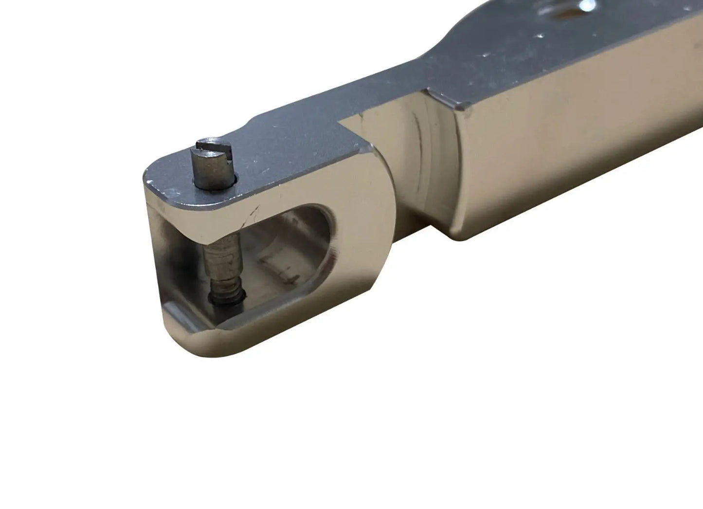Billet aluminum quick hood hinge release latch for Honda Civic EG 92-95, engine part by Jack Spania Racing, shown in image.