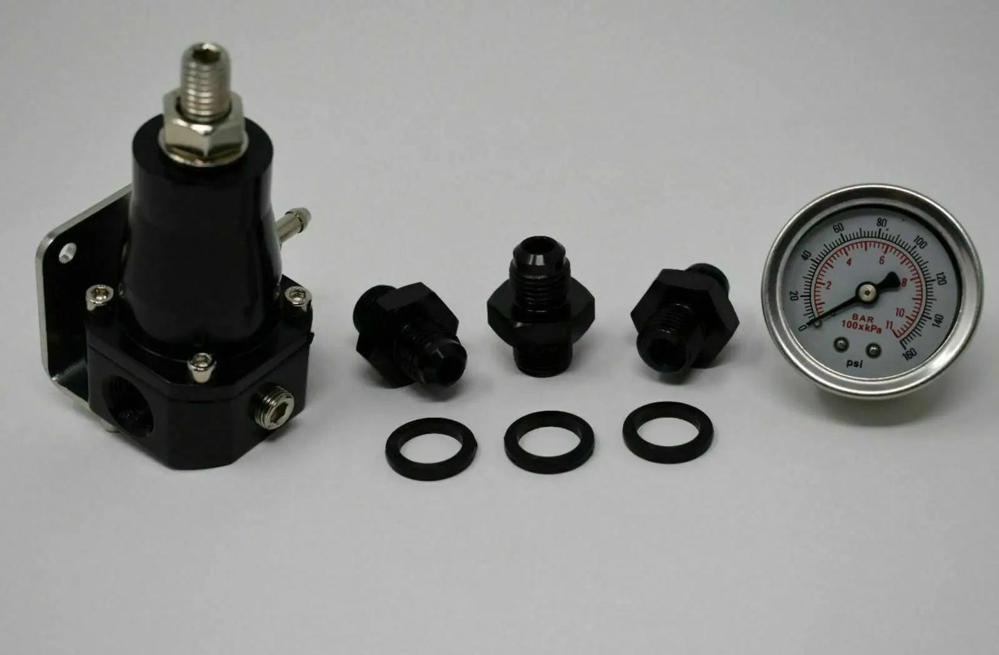 Jack Spania Racing B D H Series Fuel Pressure Regulator Gauge Rail Line for Honda Prelude H22 H23 F22 engine parts