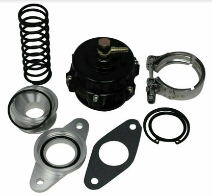 Jack Spania Racing 50mm Blow Off Valve BOV adapter for Nissan R32 R33 R34 RB20DET RB25DET GTR engine parts, metal construction.