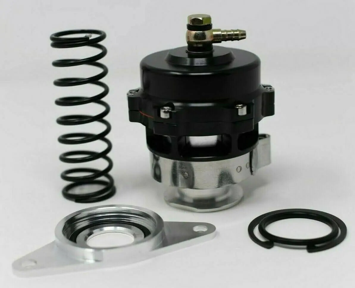Jack Spania Racing 50mm blow off valve BOV for Subaru Impreza WRX 02-07 and STi 04-20+ engine parts, with metal and silicone components.