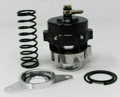 Jack Spania Racing 50mm blow off valve BOV for Subaru Impreza WRX 02-07 and STi 04-20+ engine parts, with metal and silicone components.