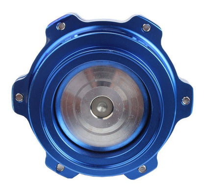 Jack Spania Racing Q BV50 50mm blow-off valve with TiAL-compatible design and adjustable springs for turbo engine performance.