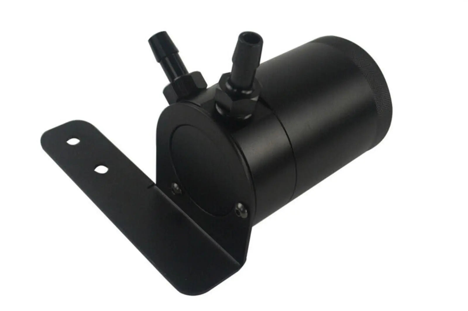 Jack Spania Racing aluminum bracket for 2 and 3 port oil catch can, engine mounting accessory for Mishimoto CC.