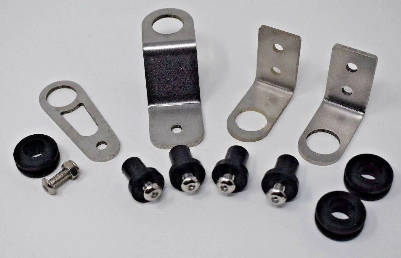 Jack Spania Racing bolt-on radiator bracket kit for D B K H F series Honda Acura Civic DC2 Si engine cooling components