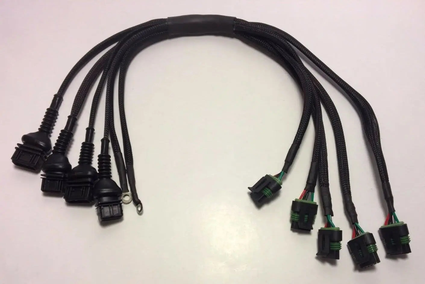 034 Motorsport AAN plug-in wiring harness for VW and Audi 2.0T engines, high output engine parts by Jack Spania Racing.