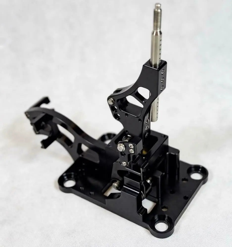 Race spec K20 K24 shift box by Jack Spania Racing for RSX Type-S and K-Series Civic Integra shifter, featuring billet construction.