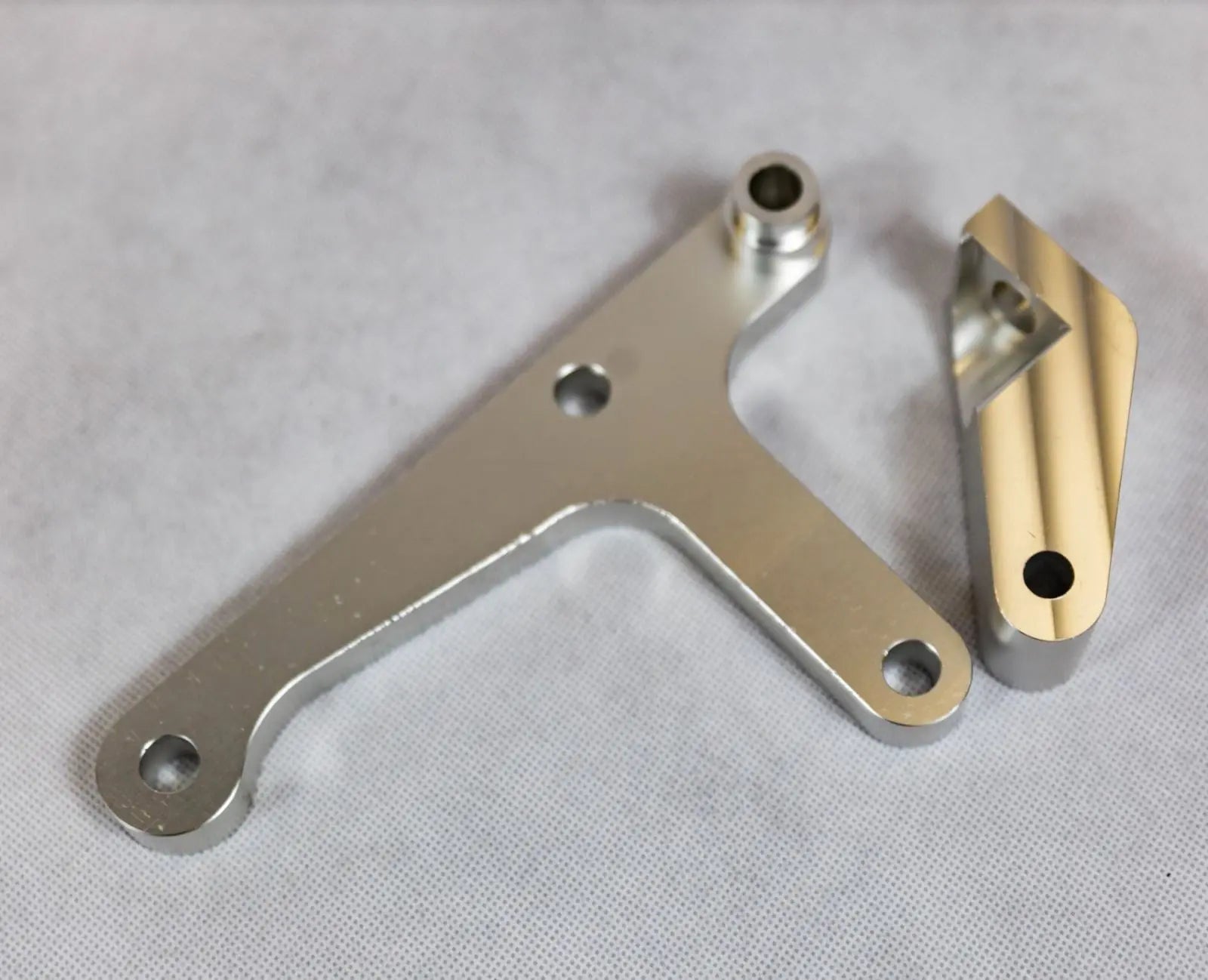 Jack Spania Racing LS1 Camaro low mount alternator bracket with rear brace, suspension part for F-body vehicles.