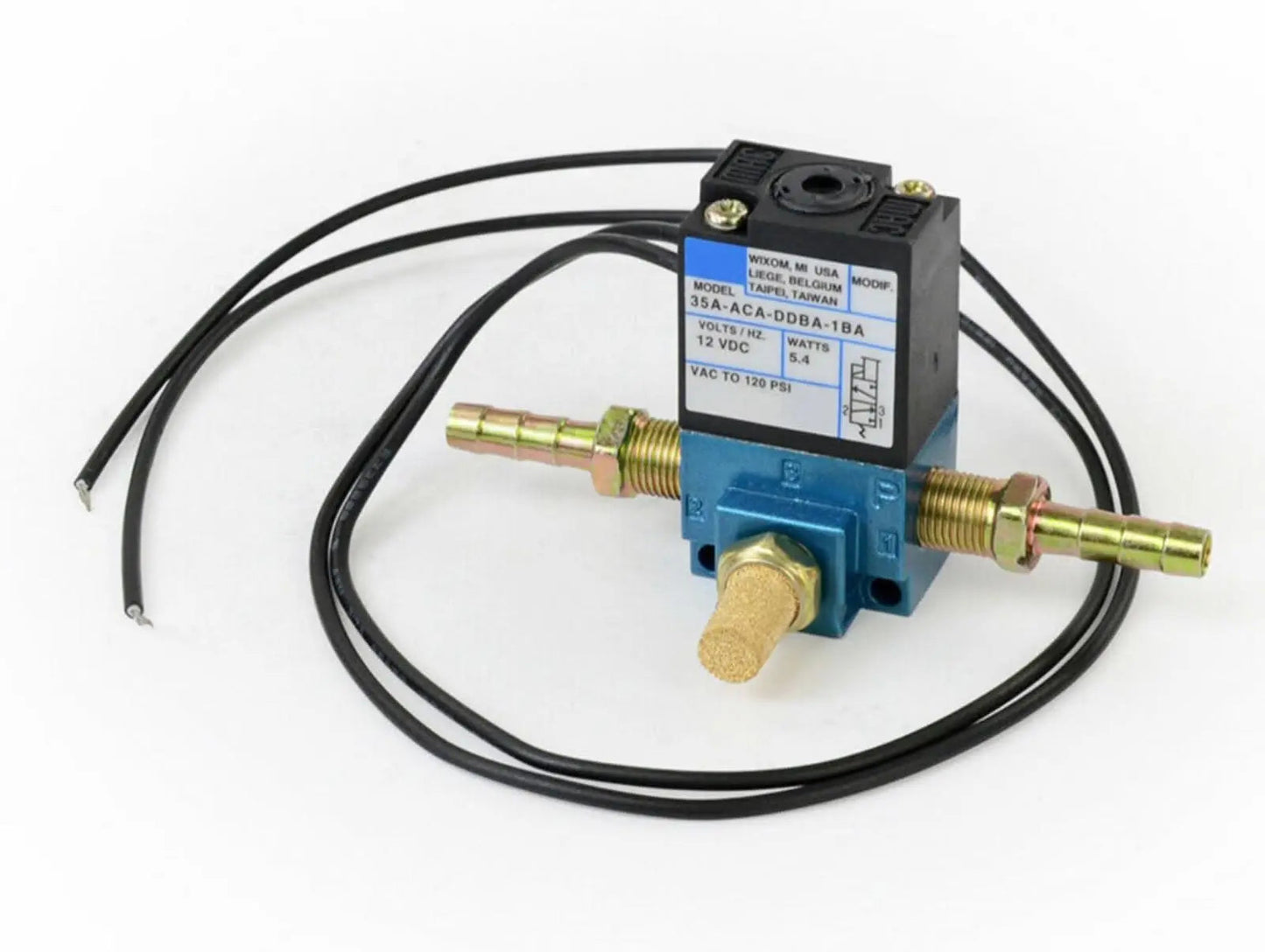 Jack Spania Racing electronic boost control solenoid valve fitting connector for MAC 3 port engine parts, 5.4W performance component