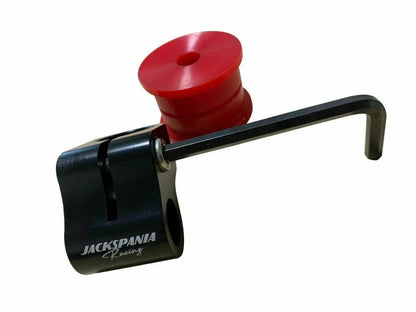 Jack Spania Racing 5-speed short shifter adapter with bushings for Subaru Impreza WRX STi Legacy GT transmission upgrade.