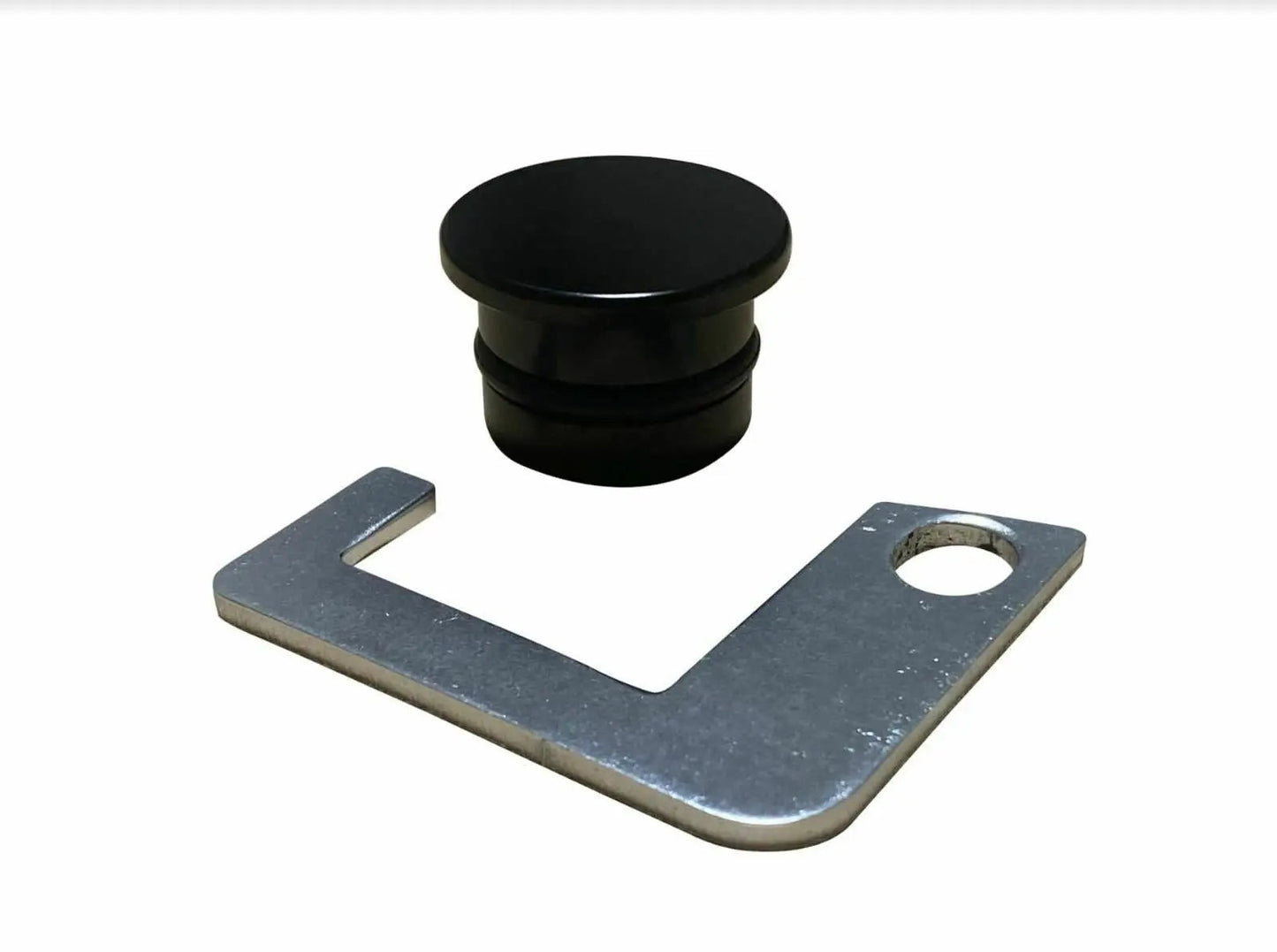 Jack Spania Racing K20 K24 thermostat housing block off plug and bracket for Honda Acura Integra CRX engine parts.