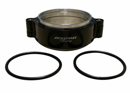 Aluminum HD clamp intake pipes for intercooler, 2.5 and 3 inch diameter, Jack Spania Racing engine parts, pipe clamp kit.