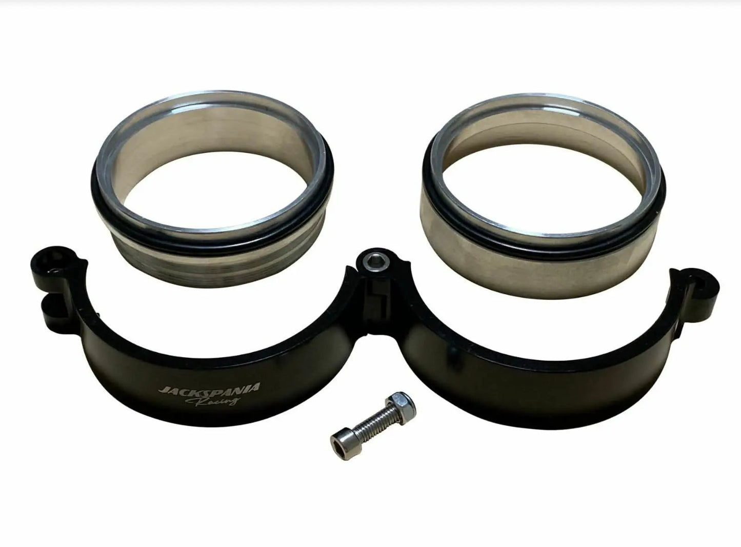 Aluminum HD clamp intake V-band intercooler pipes kit with 2.5" and 3" diameter for engine performance, by Jack Spania Racing