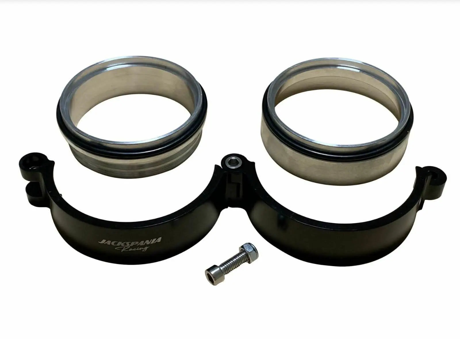 Aluminum HD clamp intake V-band intercooler pipes kit with 2.5" and 3" diameter for engine performance, by Jack Spania Racing