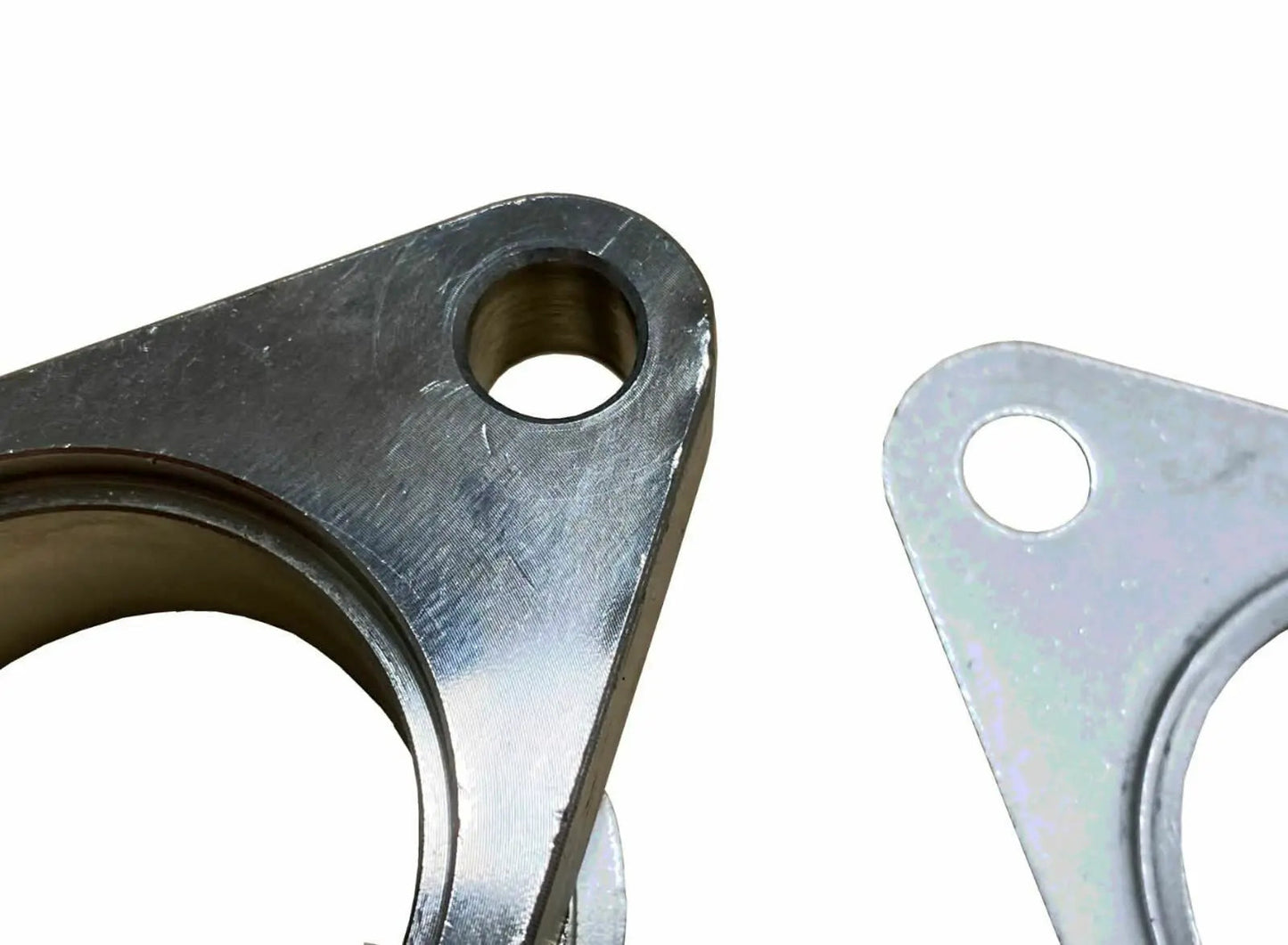 38mm V-band to 2-bolt flange wastegate adapter with gasket for TiAL MVS, engine parts by Jack Spania Racing