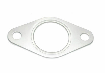 38mm V-band to 2-bolt wastegate adapter with gasket, compatible with TiAL MVS, made by Jack Spania Racing for turbo engine applications
